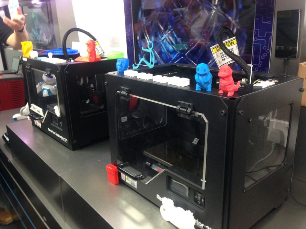 3D printers at the IMDA mobile lab