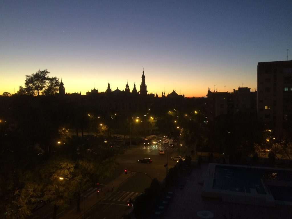 The view from ApacheCon, hosted at the Meliá Sevilla hotel