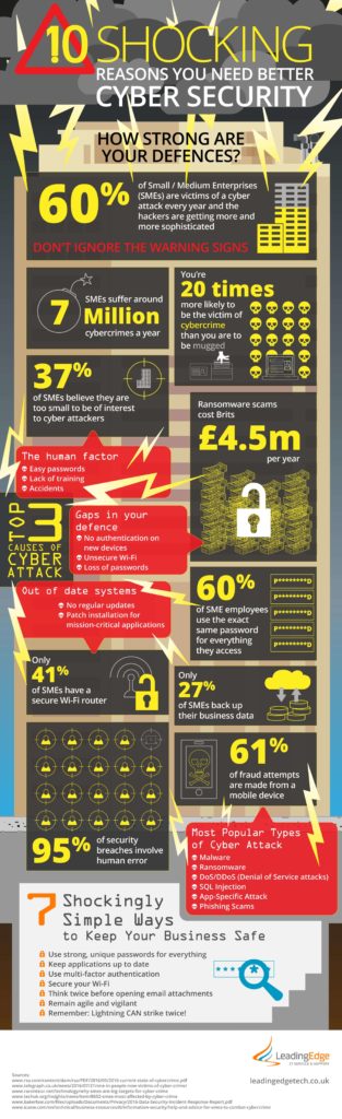LeadingEdge Cyber Security Infographic