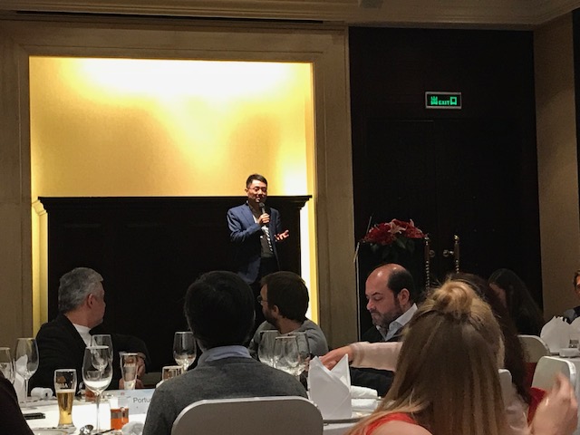 Walter Ji, President of the Consumer Business Group West Europe, welcoming journalists from across the world at the Intercontinental in Shenzhen